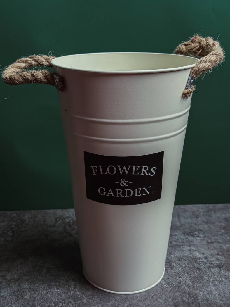 Вазон Flowers&Garden цинк d-20, h-35 — изображение 1